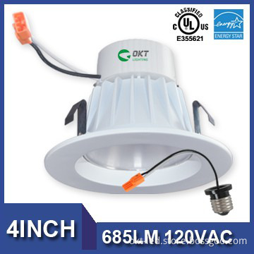 Easy Retrofit UL Energy Star LED 4inch 9w retrofit led downlight